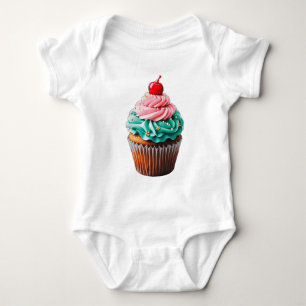 Leuke Verjaardag Cupcake Dessert Illustratie Clipa Romper