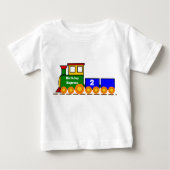 Leuke Verjaardag Express trein met nummer voor lee (Voorkant)