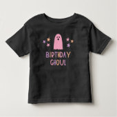 Leuke verjaardag Ghoul Pastel Ghost Halloween Kinder Shirts (Voorkant)