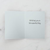 Leuke Verjaardag Hangende Vleermuizen Gevouwen Wen Kaart (Binnen)