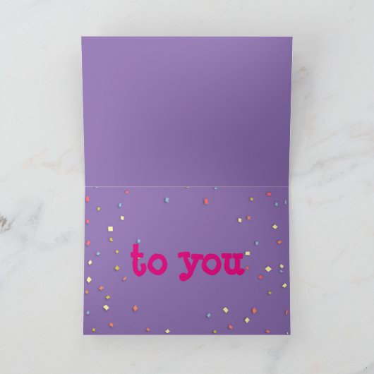 Leuke verjaardag Kaart met Hippo Ballerina (Binnen)