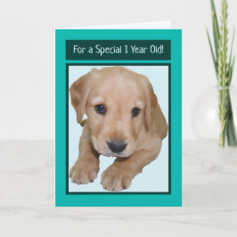 Leuke verjaardag Kaart voor 1 jaar oude jongen