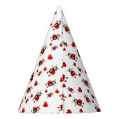 Leuke verjaardag lieveheersbeestje feesthoedjes (Achterkant)