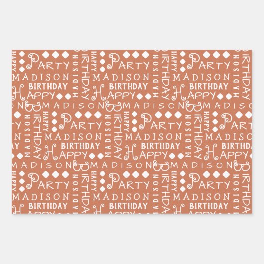 Leuke verjaardag neutraal dan elke leeftijd voeg k inpakpapier vel (Voorkant)