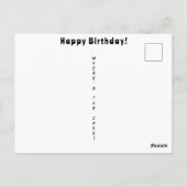 Leuke Verjaardag Platteland Post Verhalen Van Boer Briefkaart (Achterkant)