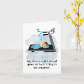 Leuke Verjaardag Sportzaal Fitness Kaart (Gele Bloem)