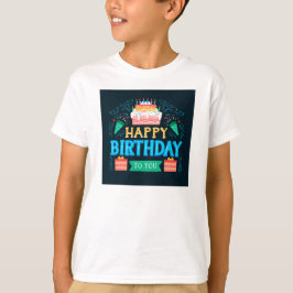 "Leuke verjaardag T-shirt voor kinderen - Celebrat