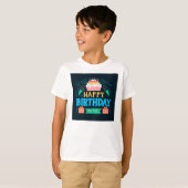 "Leuke verjaardag T-shirt voor kinderen - Vier je  (Voorkant volledig)