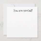 Leuke verjaardag uitnodiging (Achterkant)