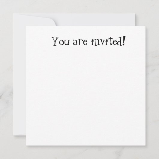 Leuke verjaardag uitnodiging (Achterkant)