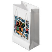 Leuke verjaardag voor koks Abstract Klein Cadeauzakje (Voorkant Gekanteld)