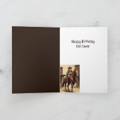 Leuke Verjaardag Western Wild West Humor Kaart (Binnen)