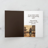 Leuke Verjaardag Western Wild West Humor Kaart (Binnen)