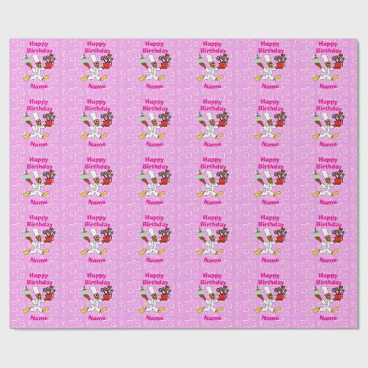 Leuke Verjaardag Wrapping Paper Flat Sheet Set van Cadeaupapier (Vlak)
