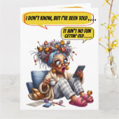 LEUKE VERJAARDAG - ZIE BINNEN EN TERUG... KAART (Gele Bloem)