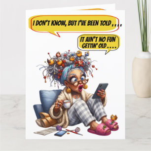 LEUKE VERJAARDAG - ZIE BINNEN EN TERUG... KAART