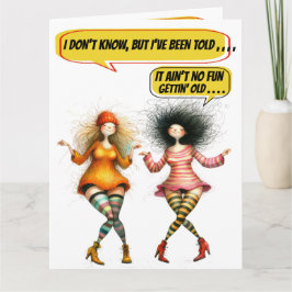 LEUKE VERJAARDAG - ZIE BINNEN EN TERUG... KAART