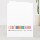 LEUKE VERJAARDAG - ZIE BINNEN EN TERUG... KAART (Achterkant)