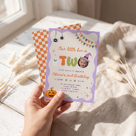 Leuke verjaardags Halloween uitnodiging