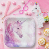 Leuke verjaardagsfeest Eenhoorn Papier Bord (Feest)