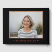 Leuke verjaardagsfeest Folie gastenboek foto & off (Achterkant)