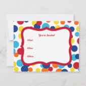 Leuke verjaardagsfeest uitnodigingen (Achterkant)