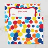 Leuke verjaardagsfeest uitnodigingen (Voorkant / Achterkant)