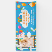 Leuke Verjaardagsfeestje Horizontale Banner voor K (Verticaal)