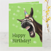 Leuke verjaardagsfeestje, Kaart schreeuwen (Gele Bloem)