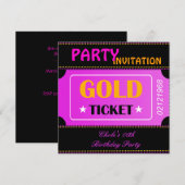 Leuke verjaardagsfeestje meisjes tiener tweens hot kaart (Voorkant / Achterkant)