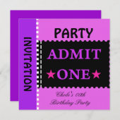 Leuke verjaardagsfeestje meisjes tiener tweens Paa Kaart (Voorkant / Achterkant)