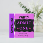 Leuke verjaardagsfeestje meisjes tiener tweens Paa Kaart (Staand voorkant)