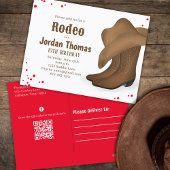 Leuke verjaardagsfeestje Western Cowboy Custom Briefkaart