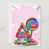 Leuke verjaardagsfeestuitnodiging feestdagenkaart (Achterkant)