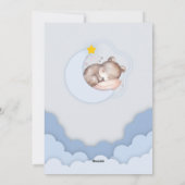 Leuke verjaardagsfeestuitnodiging feestdagenkaart (Achterkant)