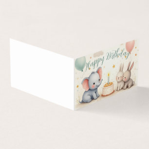 Leuke verjaardagsgroet met dierenvrienden kaart