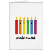 Leuke verjaardagskaarsen - Kaart (Voorkant)