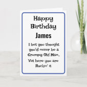 Leuke verjaardagskaart kaart (Voorkant)