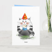 Leuke verjaardagskaart met fantasy kever kaart (Achterkant)