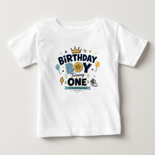Leuke verjaardagsshirt voor jongens – Stijlvolle k (Voorkant)