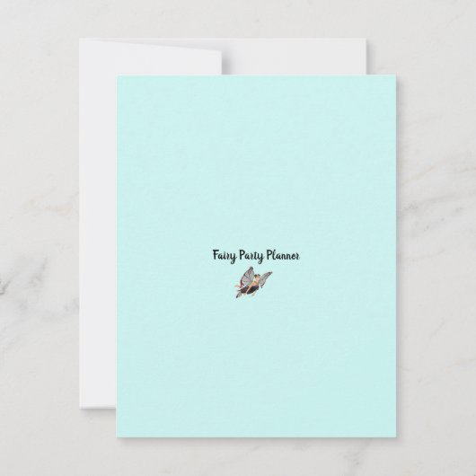 Leuke verjaardagstaart dank je wel kaart (Achterkant)