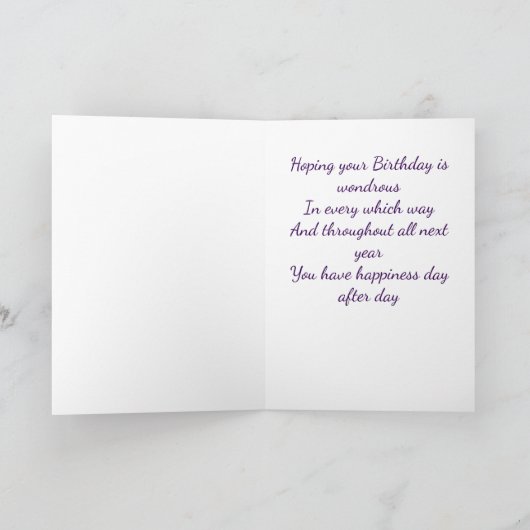 Leuke verjaardagstaart verjaardagskaart kaart (Binnen)