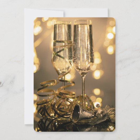 Leuke verjaardagsuitnodiging kaart (Achterkant)