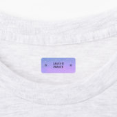 Leuke verloopkleur gecodeerde ster-naam kleding labels (Aangebracht)