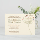 Leuke verloving uitnodigingen (Staand voorkant)