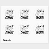 LEUKE VERPAKKING RONDE STICKER (Vel)