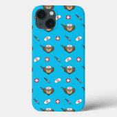 Leuke Verpleegkundige Uil met Spuit Cartoon Case-Mate iPhone Case (Achterkant)
