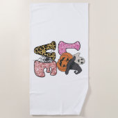 Leuke Verpleegster Ghost Halloween Strandlaken (Voorkant)