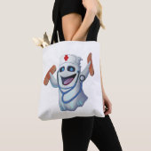 Leuke Verpleegster Ghost Halloween Tote Bag (Dichtbij)