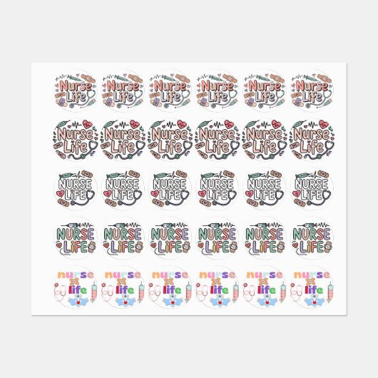 Leuke Verpleegster Leven Labels – Pastel Kawaii Me (Vel)